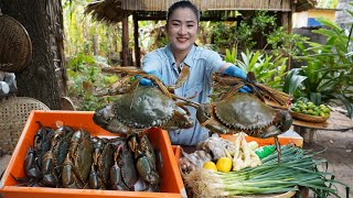 quot Huge mud crabs   Yummy 3 recipes with mud crabs  Amazing cooking video [upl. by Tsenrae]