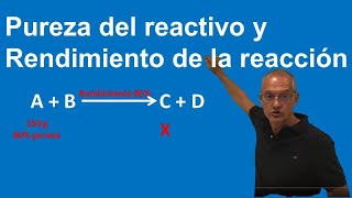 Pureza y rendimiento de una reacción [upl. by Chor]