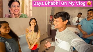 दया भाभी  Disha Vakani  से मिले  Daya Bhabhi In My Vlog  Tarak Mehta Ka Ulta Chesma [upl. by Pedersen49]