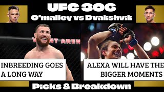 UFC 306  O’Malley vs Dvalishvili Picks amp Breakdown [upl. by Hurwitz]