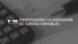 Identificación y clasificación de cuentas contables [upl. by Talya]