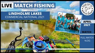 LIVE MATCH FISHING Commercial National 2021  Lindholme Lakes  BagUpTV  April 2021 [upl. by Lihka]