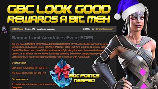 GBC points nerf Crystal Rewards numbers and More  Banquet Event 2023 Details  Marvel Champions [upl. by Norad]