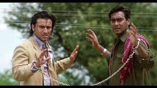 Saif Ali Khan amp Ajay Devgns Great Escape  Kachche Dhaage Movie Scene [upl. by Ecinereb]