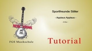 Sportfreunde Stiller  Applaus Applaus  Chords  Guitar Lesson  Tutorial  How to Play [upl. by Sivia]