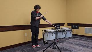 PASIC 2024 Marching Tenor IampE Champion Noah Gordon [upl. by Webster389]