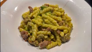 FUSILLI CON ASPARAGI E SALSICCIA  la ricetta goduriosa [upl. by Burleigh]