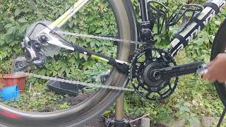 Campagnolo EPS Front Derailleur vs Rotor Q Rings [upl. by Nawd]