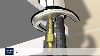 GROHE Basin Mixer Faucet  How to replace flexible hose [upl. by Accemahs651]