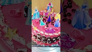 Kue tart princess cakeulangtahun birthdaycake cakedecorating [upl. by Rodman]