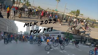 Bike life MLK 2023 Rideout Pov Pt1 [upl. by Namyaw]