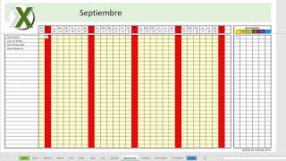 Herramientas Excel Gestión de Vacaciones [upl. by Damarra]