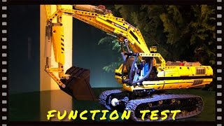 Lego 8043 Technic Motorized Excavator Function Test [upl. by Annawad]