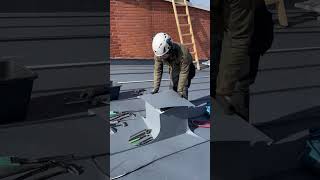 Ventilation duct  Ilmanvaihtohormi construction roofing diy work [upl. by Alenas]