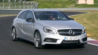 MercedesBenz A45 AMG roadtest English subtitled [upl. by Itin]