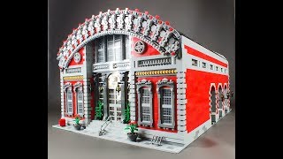 Huge Lego Train Station [upl. by Ecinna9]