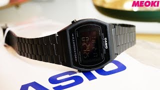 Casio Black Retro Watch B640WB1BEF Unboxing [upl. by Cuthbert]