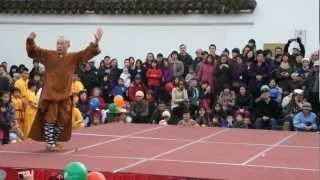 Shaolin Qigong Kung Fu Demo Chinese New Year Shifu YuanShi Xing Wu 袁大師表演 [upl. by Anec]