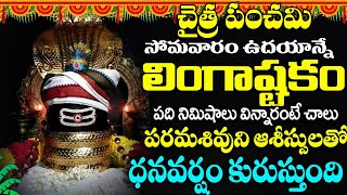 Lingashtakam  సోమవారం రోజు లింగాష్టకం విన్నారంటే శివయ్య దీవెనలతో ప్రతి పనిలో విజయం కలుగుతుంది [upl. by Adiol]