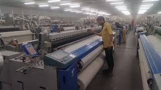 Toyota Air jet loom Amirtham textiles mils [upl. by Aklim241]