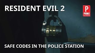 Resident Evil 2 Safe Codes in the Police Station [upl. by Yoreel]