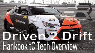 Driven 2 Drift 2013  Ep 2  Hankook Tire Scion Racing tC Tech Overview [upl. by Ayenat789]