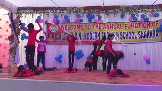 ADN MODERN ENGLISH SCHOOL SANKARA JONK DANCE PERFORMED BY MOBILE ADDICTION [upl. by Lyontine]