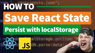 Save State to LocalStorage amp Persist on Refresh with Reactjs [upl. by Roht]