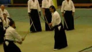 Aikido Sugano Shihan with boken kata [upl. by Ghassan]