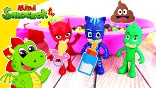 PJ Masks Dzidziusie Pidżamersi W Kąpieli Kolory Nauka Zabawa Zabawki Bajki Dla Dzieci Po Polsku [upl. by Ttreve454]