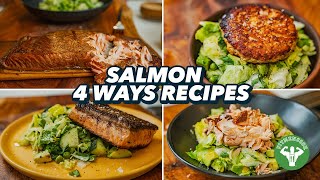 Salmon 4 Ways Recipes [upl. by Aminta]