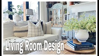 LIVING ROOM DESIGN  EXTREME ROOM MAKEOVER  DIY IDEAS  FRENCH COUNTRY COTTAGE  LETS DECORATE [upl. by Eidur240]