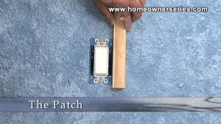 How to Fix Drywall  Electrical Box Patch  Drywall Repair  Part 1 of 2 [upl. by Eilraep]