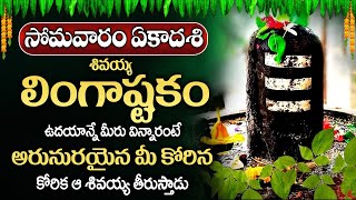 సోమవారం రోజు లింగాష్టకం ఉదయాన్నే విన్నారంటే అరునురయైన మీ కోరిక ఆ శివయ్య తీరుస్తాడు  Lingastakam [upl. by Flanna]