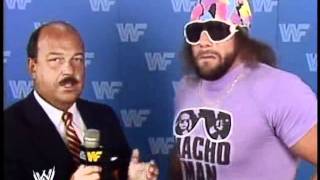 Macho Man Randy Savage interview nothing means nothing [upl. by Linnie]