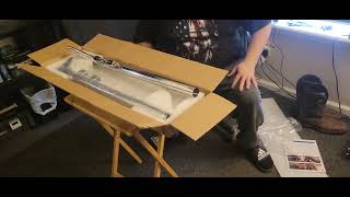 33quot Sharkroad Fishtail exhaust unboxing SharkRoad [upl. by Kubiak]