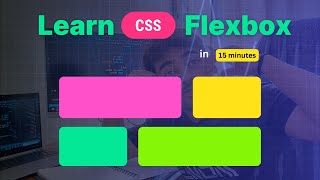 Learn CSS flexbox in 15 minutes ✅ flexbox css [upl. by Muslim]