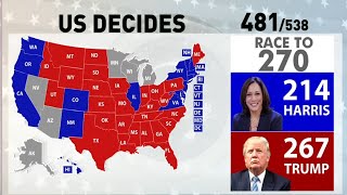 US Election Results Counting LIVE News Trump On Brink Of Landslide Victory Harris Cancels Speech [upl. by Jany]