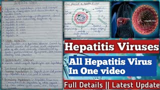 Hepatitis Viruses  hepatitis Viruses ABCDEG Laboratory diagnosis and treatment [upl. by Lederer333]