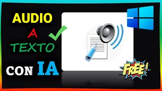 Transcribir audio a texto y subtítulos con IA Fácil y Gratis 🆓🗽💻🖱 [upl. by Urban]