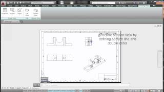 Detail drawing in Autocad 2D drafting of 3D model [upl. by Ahsenom]