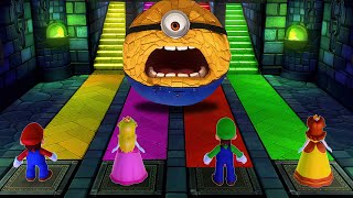 Mario Party 10 Minigames  Mario Vs Peach Vs Luigi Vs Daisy  Master COM [upl. by Katlaps]