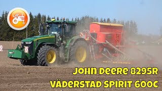 Seeding 2024  John Deere 8295R amp Väderstad Spirit 600C with Biodrill 360 [upl. by Aicilyhp]