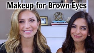 Brown Eye Makeup Tutorial  Best Eyeshadow Colors for Brown Eyes [upl. by Eigroeg]