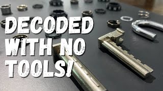 Decoding a Combination Padlock  No Tools Needed [upl. by Kcirneh]