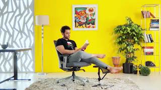 Amaze Medium Back Mesh Chair  Features video  wfh officechair [upl. by Hafinah]