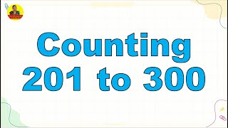 Counting 201 To 300Numbers 201 To 300Mathsjoyoflearningwithmadhu7021 [upl. by Artenak300]