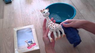 How to Clean Sophie the Giraffe [upl. by Fruin89]