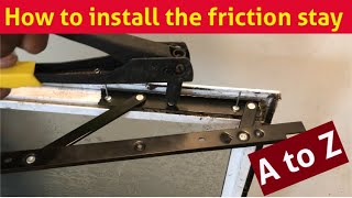 How to install the friction stay [upl. by Rannug]