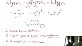 LA QUÍMICA ORGÁNICA EN PROBLEMAS 1NOMENCLATURA ALCANOS Y CICLOALCANOS [upl. by Akiemaj]